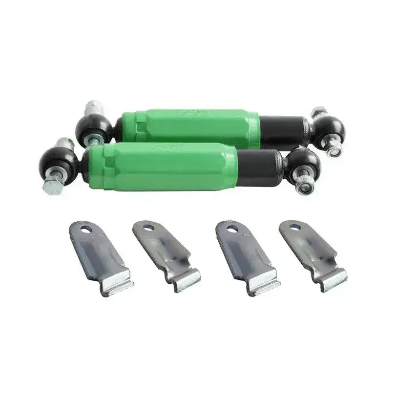 Sett 2x Al-ko Octagon Grønn Støtdemper 900-1600 Kg + 2x Sett med Al-ko Håndtak