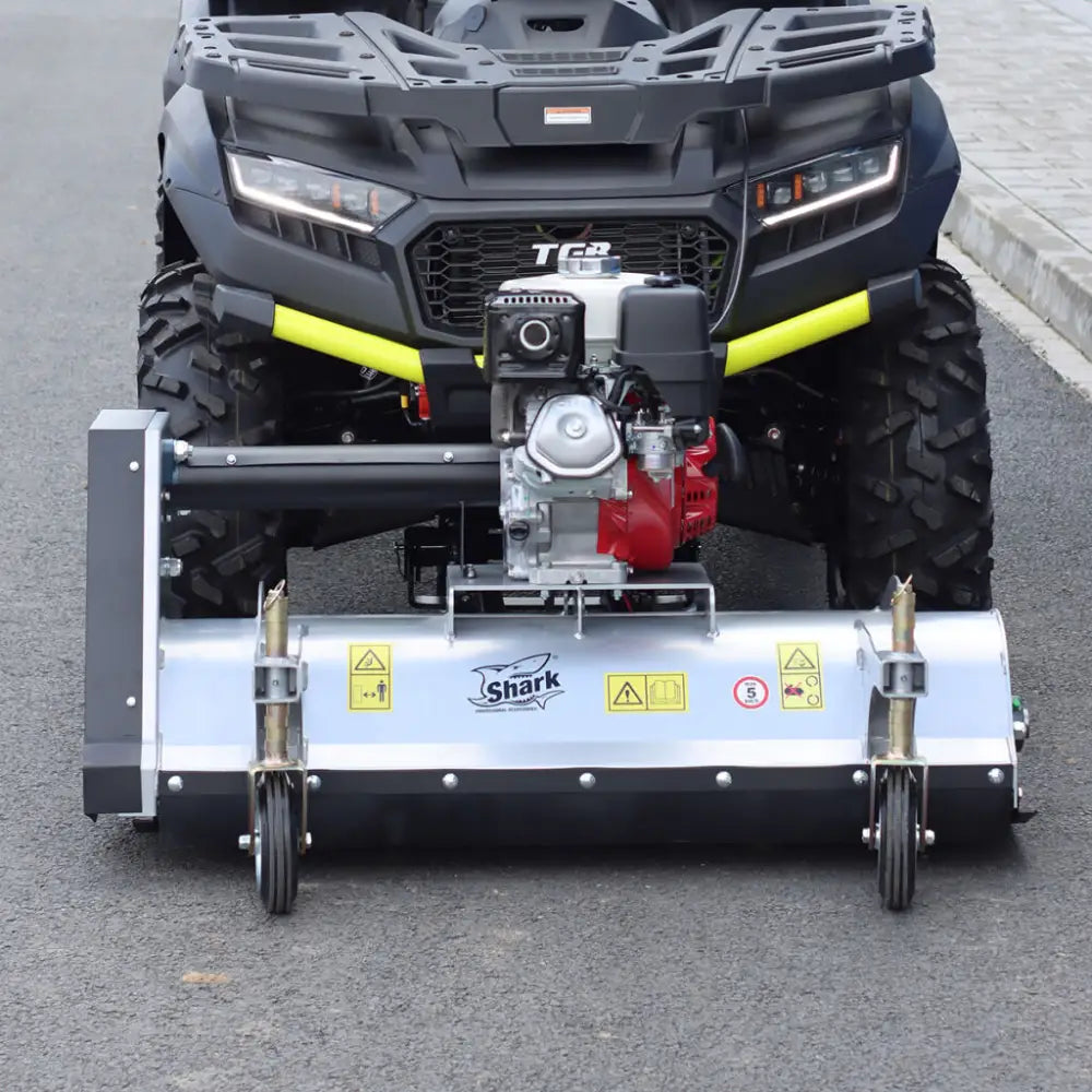 Shark Atv Frontmontert Bioklipper/ Gressklipper 100 med Honda Gx 270 Motor Sølv