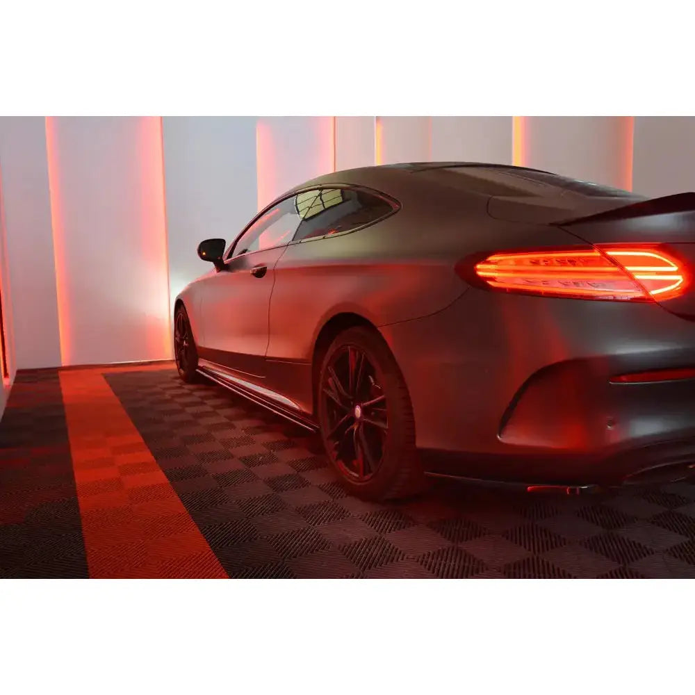 Sideskjørt Mercedes C-klasse W205 Coupe 15-18 Amg-line