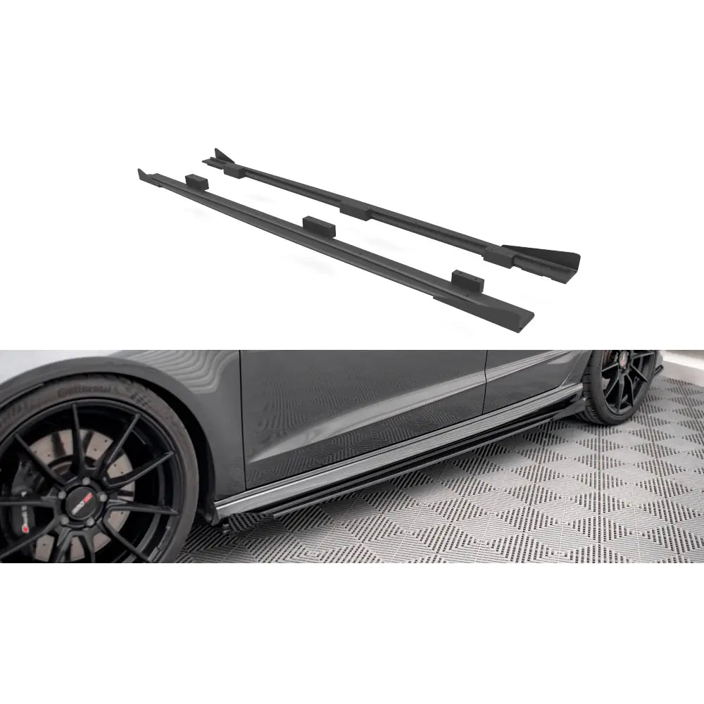 Sideskjørt Street Pro + Flaps Audi S3 / A3 S-line Sportback 8v Facelift
