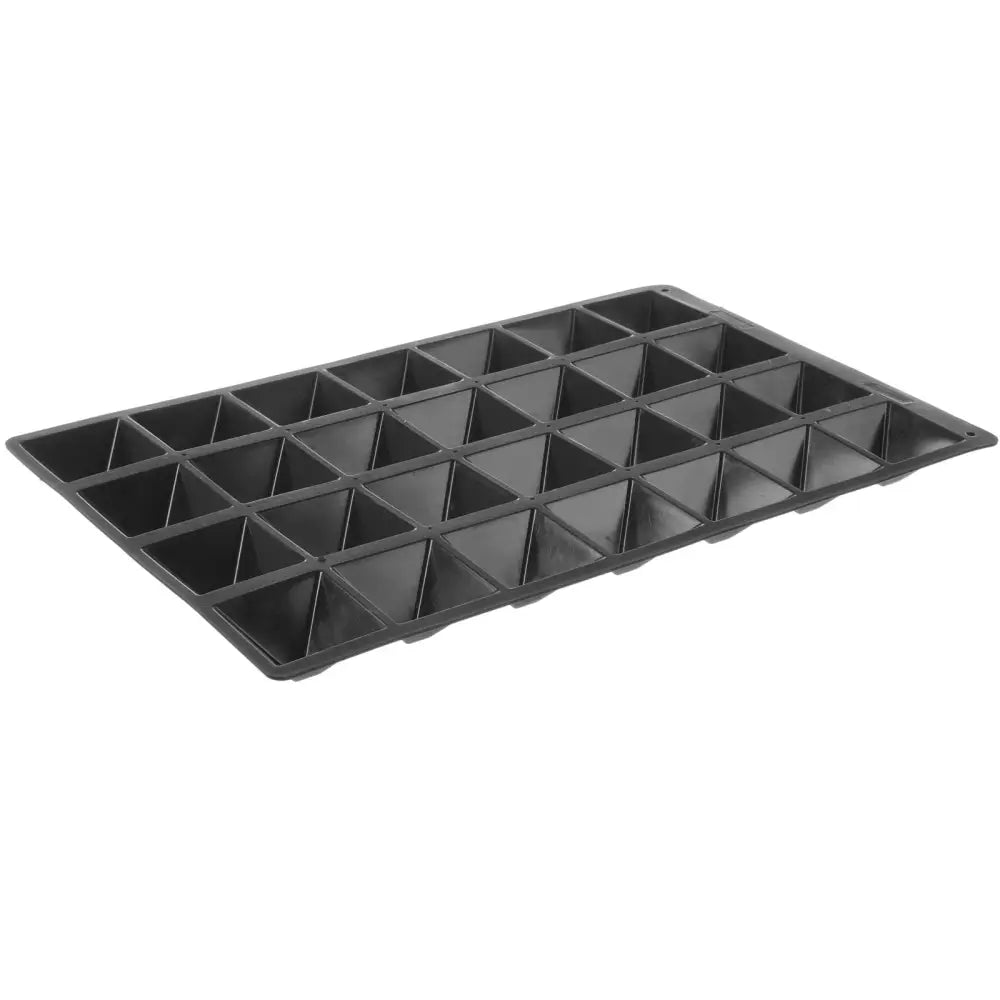 Silikonform uten Klebrig Belegg for Baking - Pyramide Gn 1/1 av Hendi