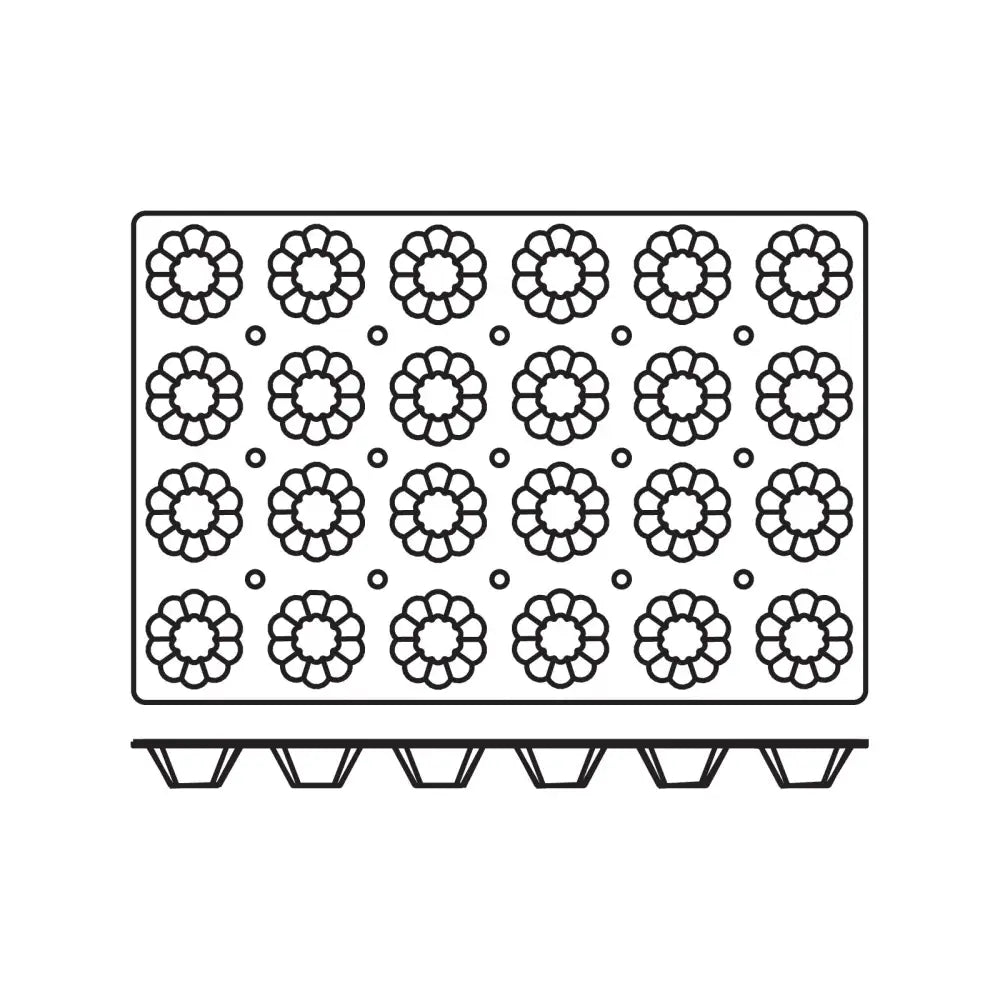 Silikonformer som ikke Fester til Baking Briochette 600x400mm Hendi 676165