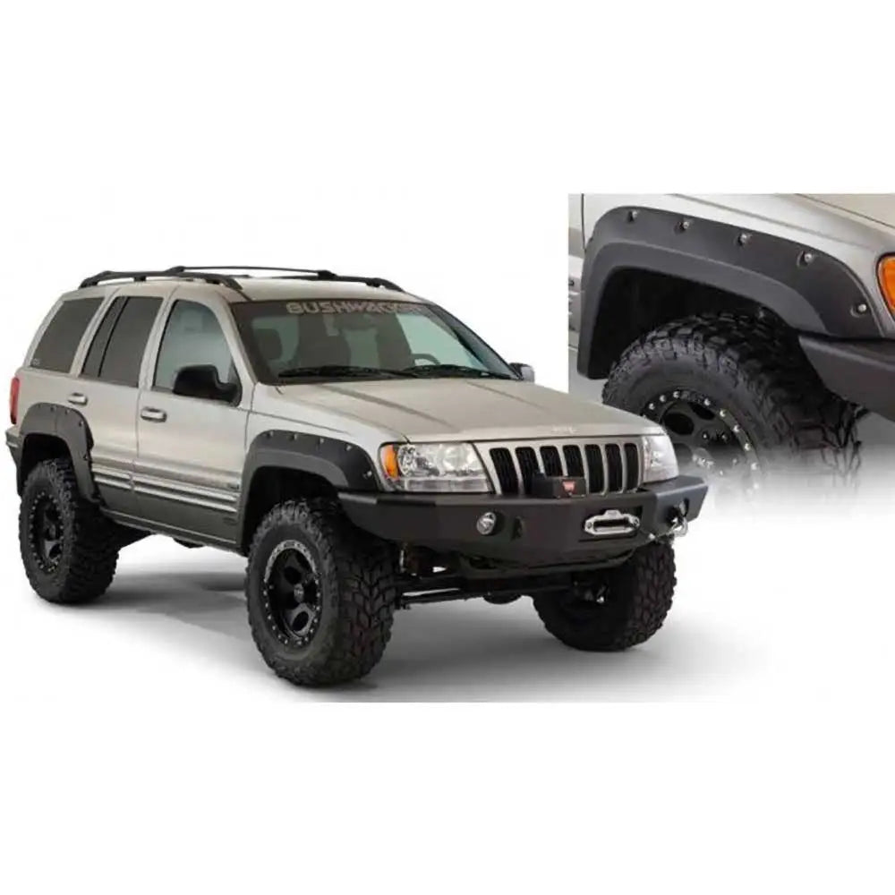 Skjermbreddere Bushwacker Cut-out Style for Jeep Grand Cherokee Wj/wg 99-04
