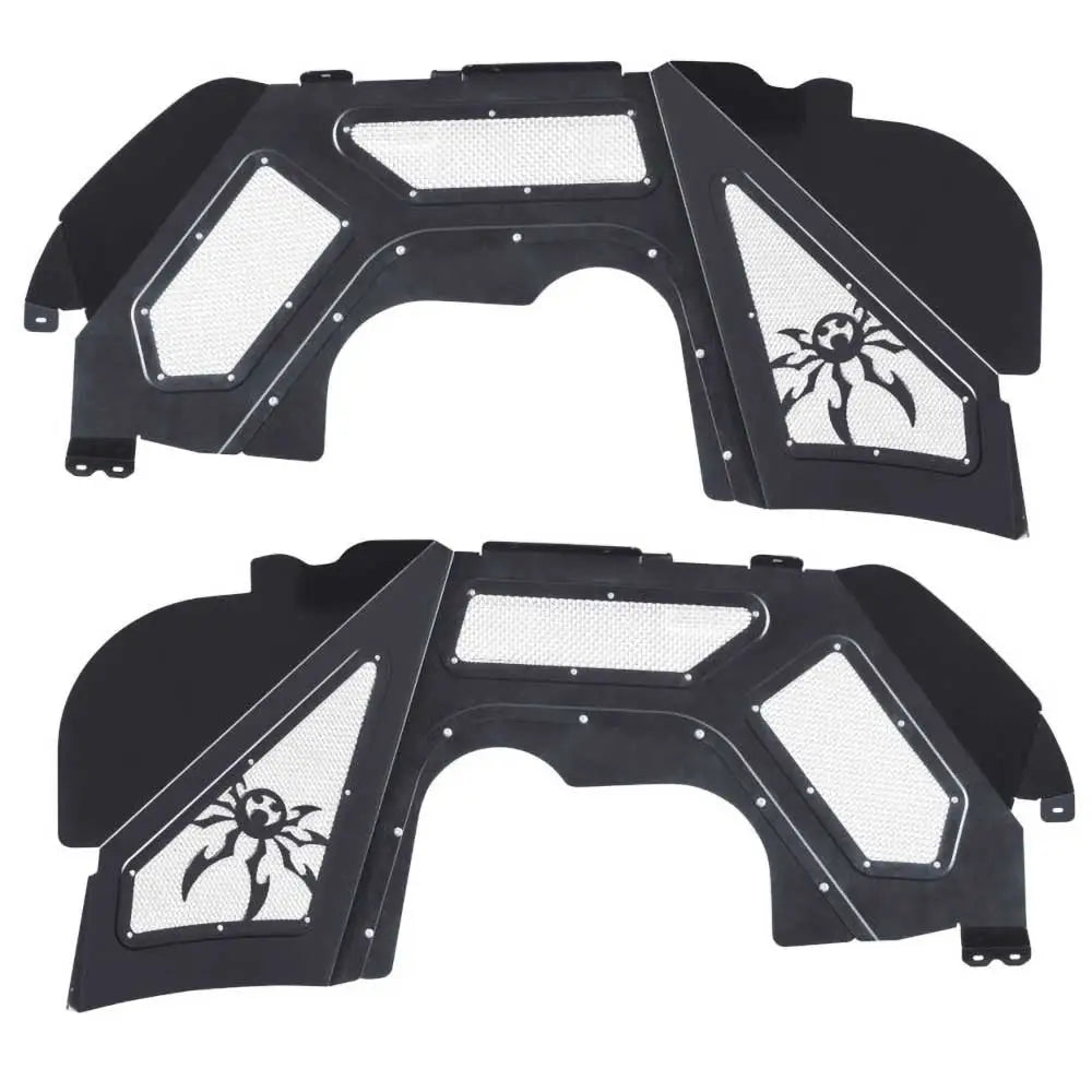 Skjermbredderkit i Svart for Jeep Wrangler Jl 2 d 18-