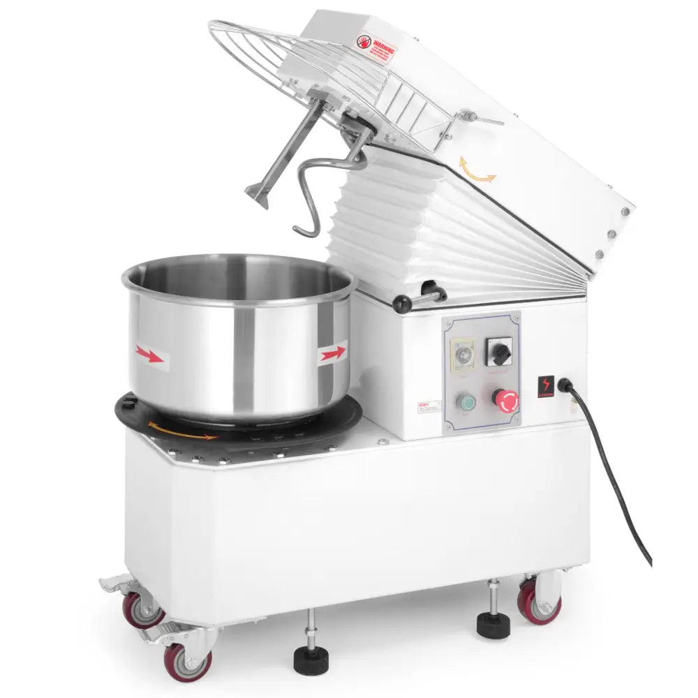 Spiralkneter med Uttakbar Bunnhode og Løftbar Hodemotor 30 l 1500 w 400 v - Hendi 221860