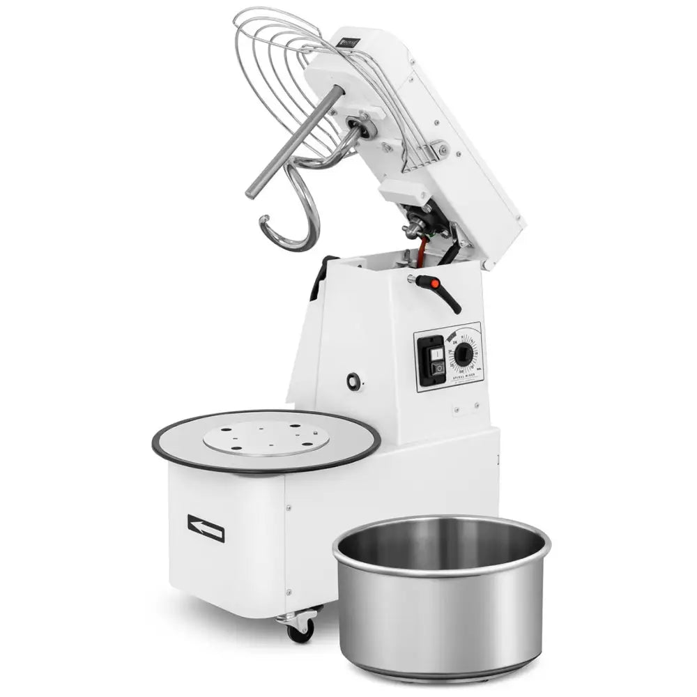 Spiralkrok Mikser for Deig med Avtakbar Bolle 22 l 56 Kg/t 750 w fra Italy