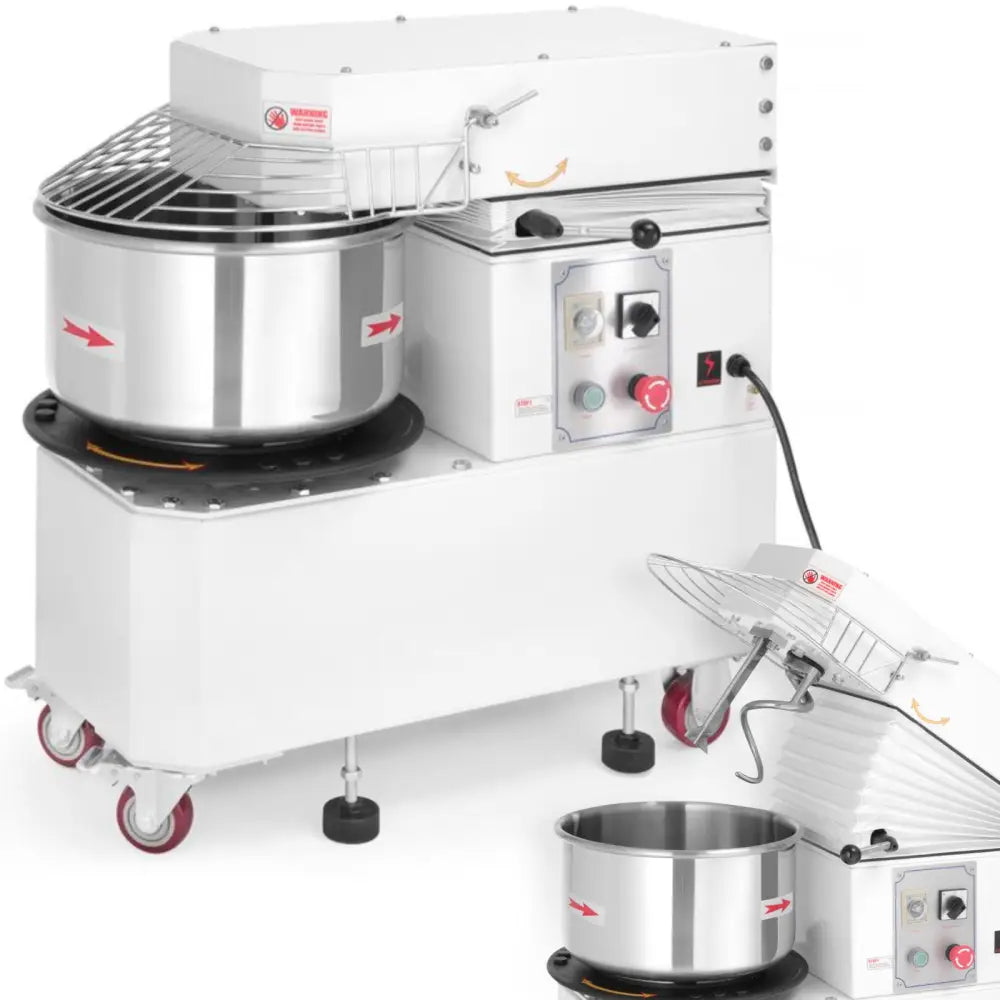 Spiralkrok til Deig med Avtagbar Bollheis 40 l 2200 w 400 v - Hendi 221877