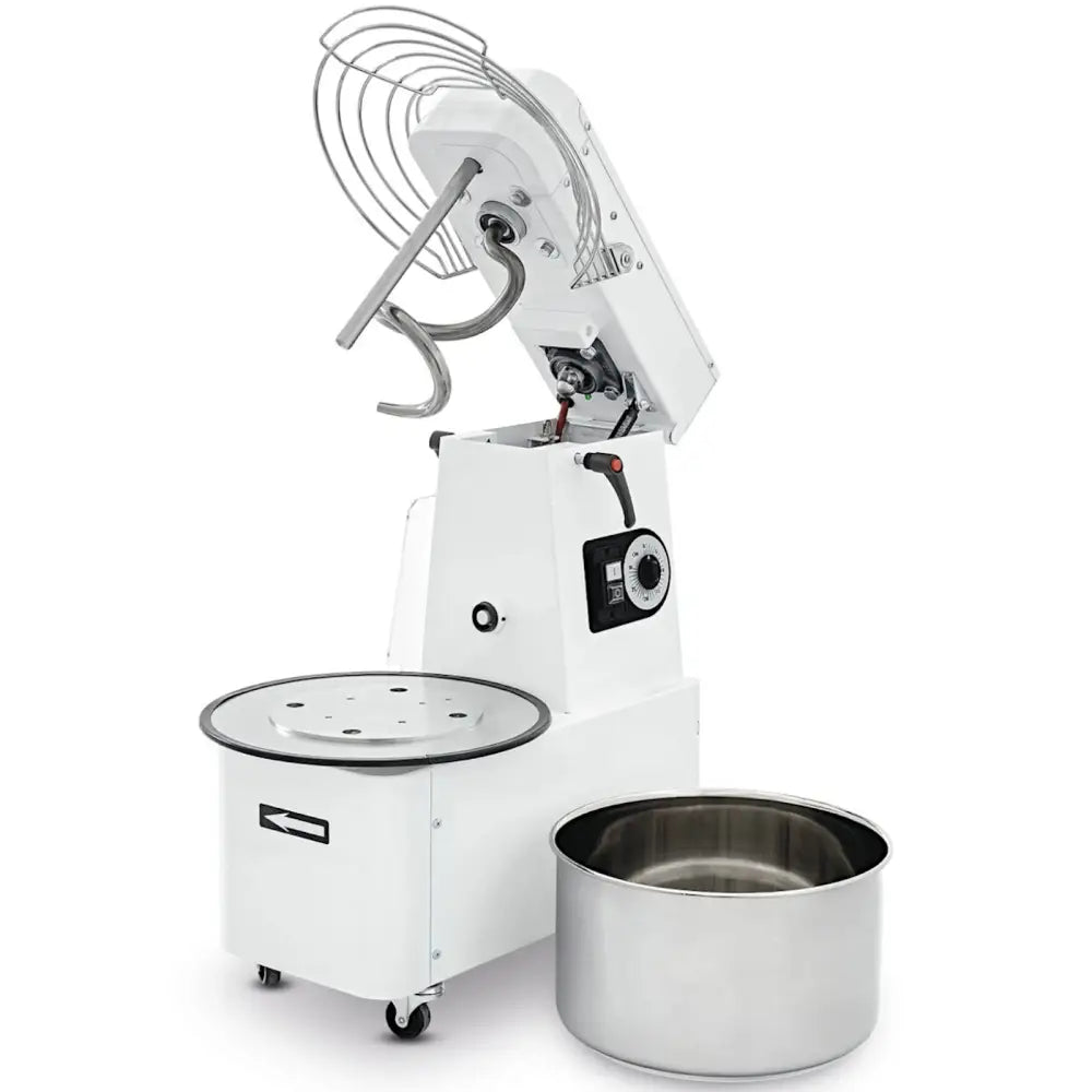 Spiralvisp med Løftbart Hode 10 l 35 Kg/t 370 w