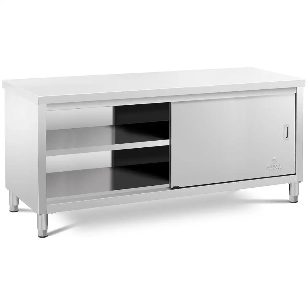 Stående Rustfri Gastronomisk Skap Skyvedører 200x70cm