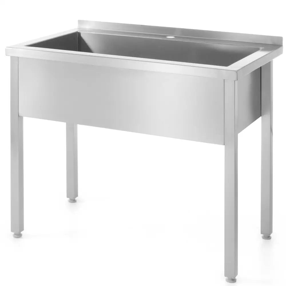 Stål Rustfritt Enkelt Kammer Matlaging Basseng 100x60x85 Cm - Hendi 813423