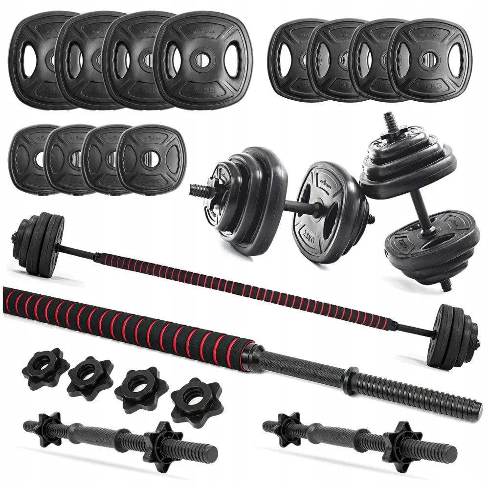 Stang med Manualsett 20kg Hjemmegym Perfekt for Nybegynnere