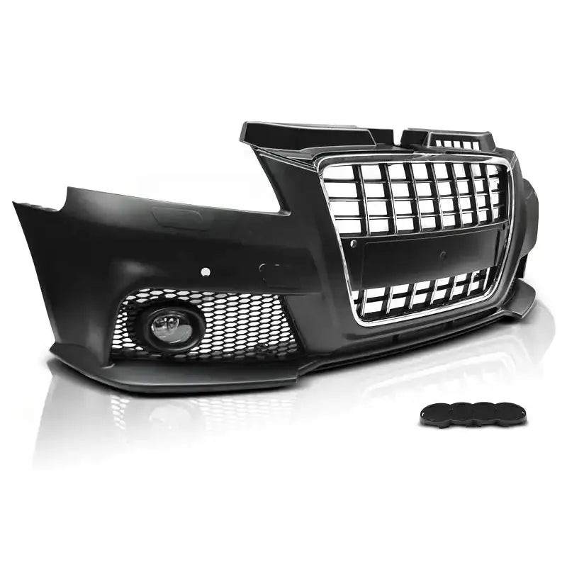 Støtfanger Foran Audi A3 08-12 S8 Style Chrome Black Pdc