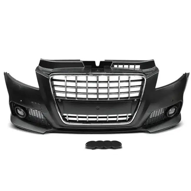 Støtfanger Foran Audi A3 08-12 S8 Style Chrome Black Pdc