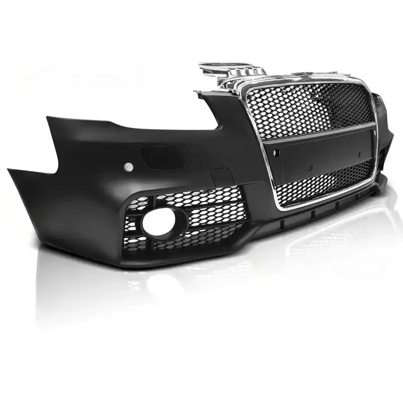 Støtfanger Foran Audi A4 04-08 Rs Style Chrome Black Pdc