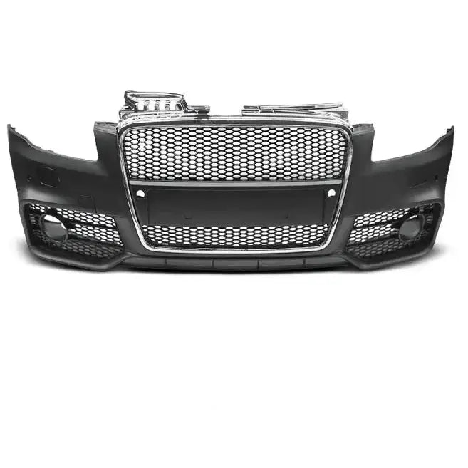 Støtfanger Foran Audi A4 04-08 Rs Style Chrome Black Pdc
