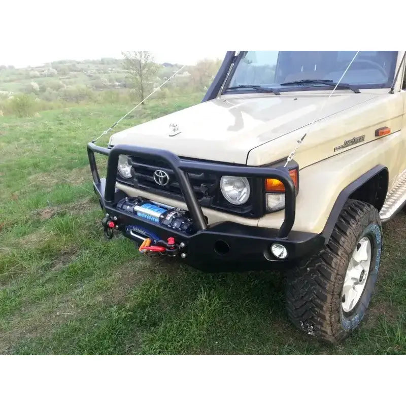 Støtfanger Foran med Bullbar - Toyota Land Cruiser J70 Hd 85-