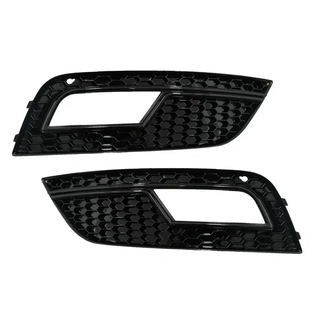 Tåkelys Deksel Griller Audi A4 B8 Facelift 12-15 Rs4 Design Black