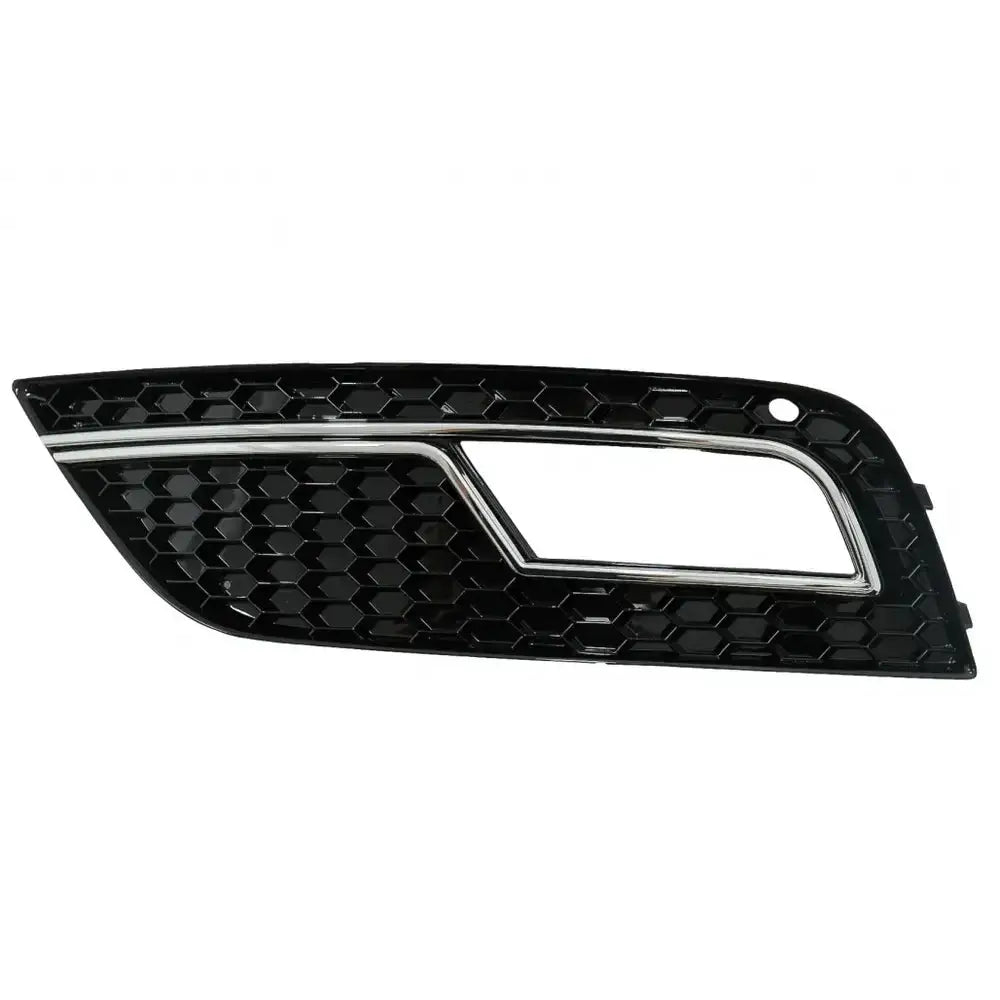 Tåkelys Deksel Griller Audi A4 B8 Facelift 12-15 Rs4 Design Black & Chrome