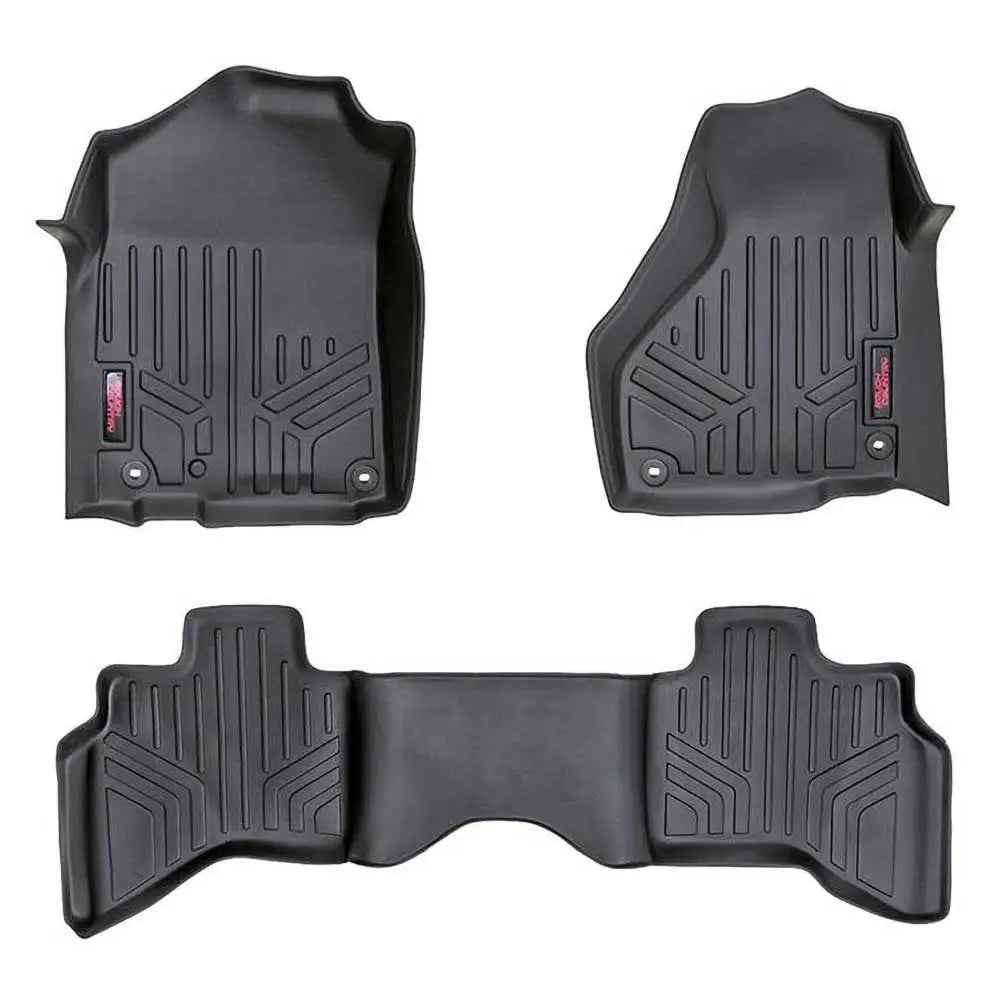 Teppe Sett Foran og bak Lang Tunnel Midt Rough Country Quad Cab - Dodge Ram 1500 Ds 12-19