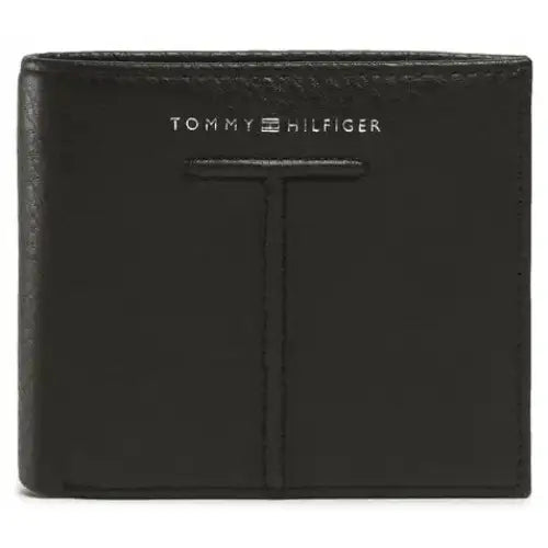 Tommy Hilfiger Lær Lommebok for Menn uten Lukning Elegant Diskré