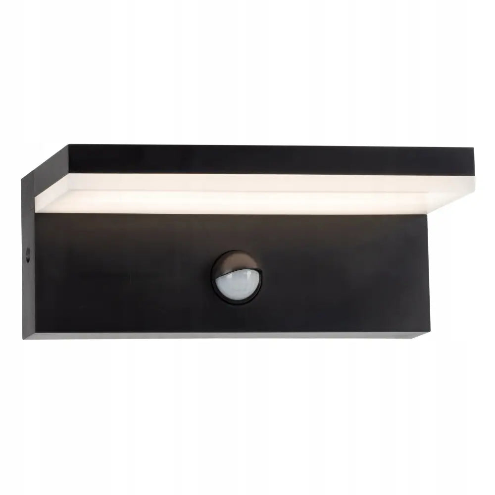 Utvendig Led-vegglampe 10w 4000k med Bevegelses- og Skumringssensor