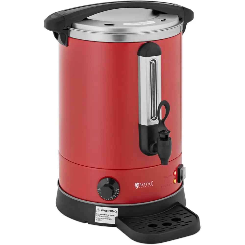 Vannkoker med Dobbeltvegger og Dryppestativ 13,5 l 2500 w Rød