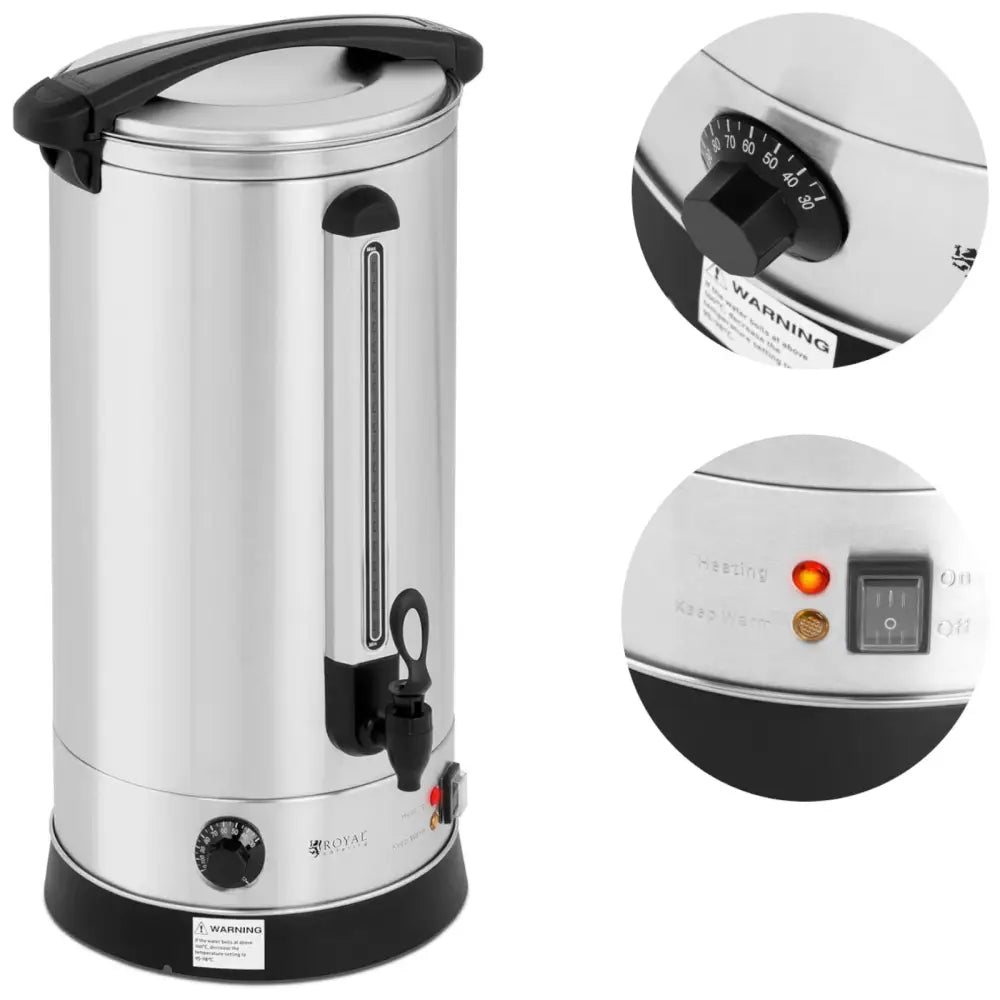 Vannkoker med Dobbelvegget Stålvarmere 23,5 l 2500 w