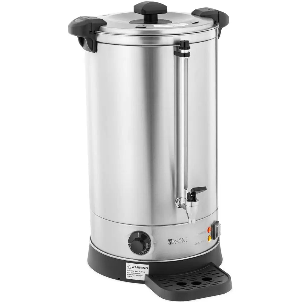 Vannkoker med Doble Vegger og Dryppebrett 19,7 l 2500 w Sølv
