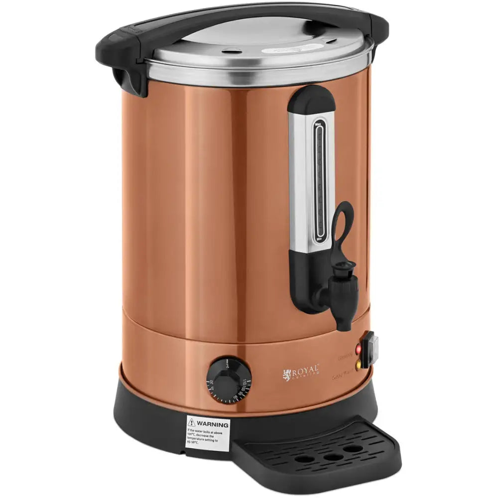 Vannkoker med Doble Vegger og Dryppestativ 13,5 l 2500 w Oransje