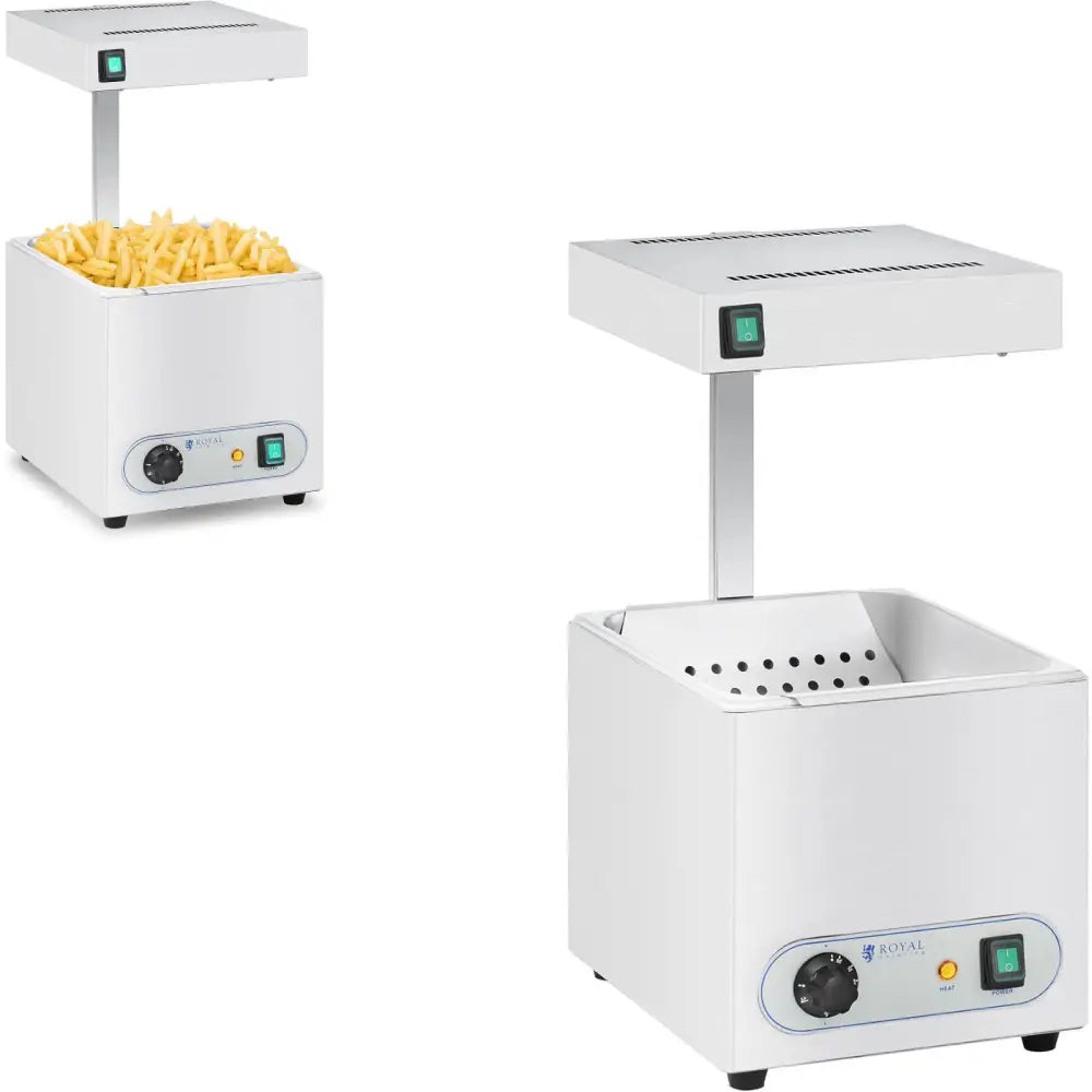 Varmebevarer til Pommes Frites med Varmestråling 850w Royal Catering Rcwg-1500.