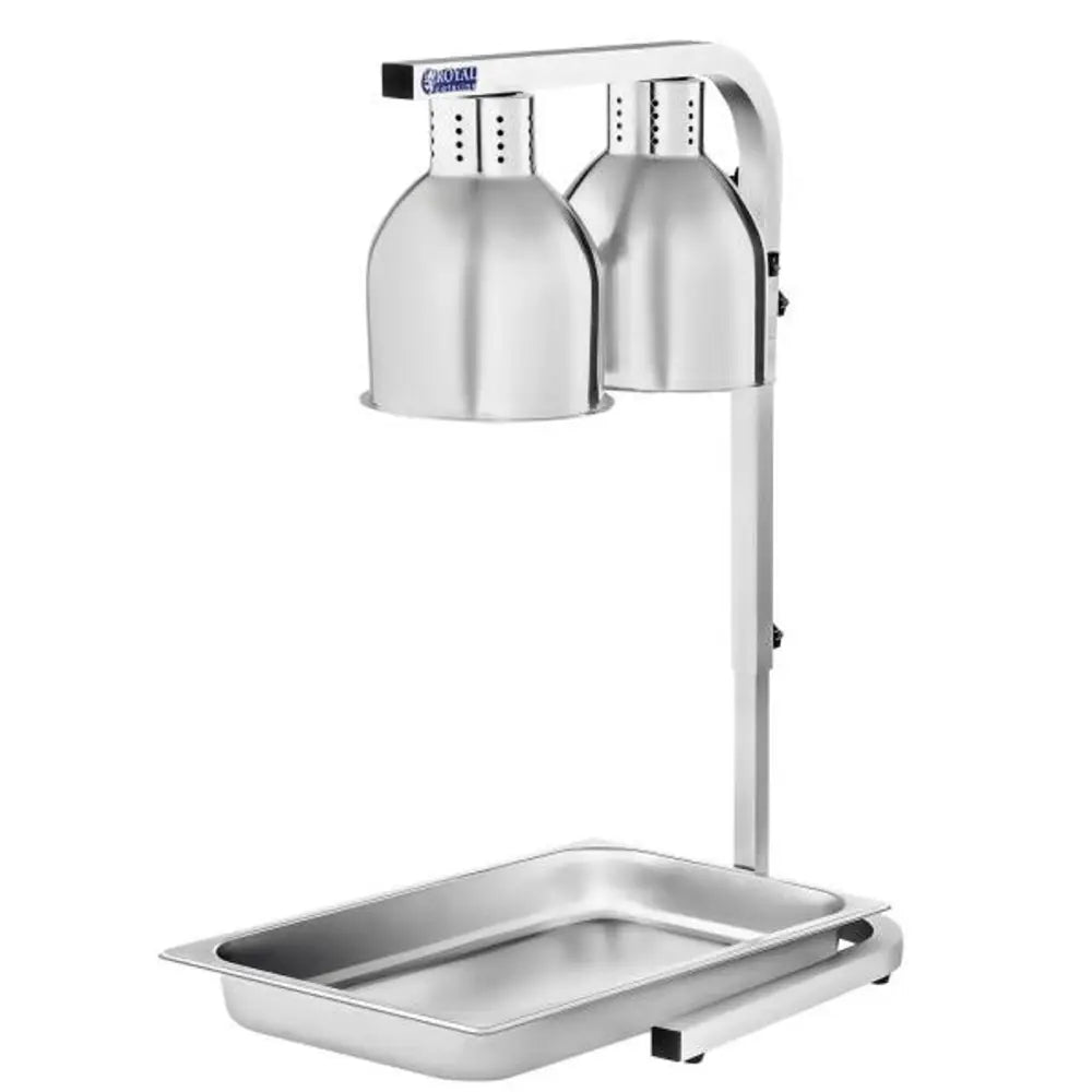 Varmelampe for å Holde Matretter Varme 2 x 275w Royal Catering Rcwb-550i