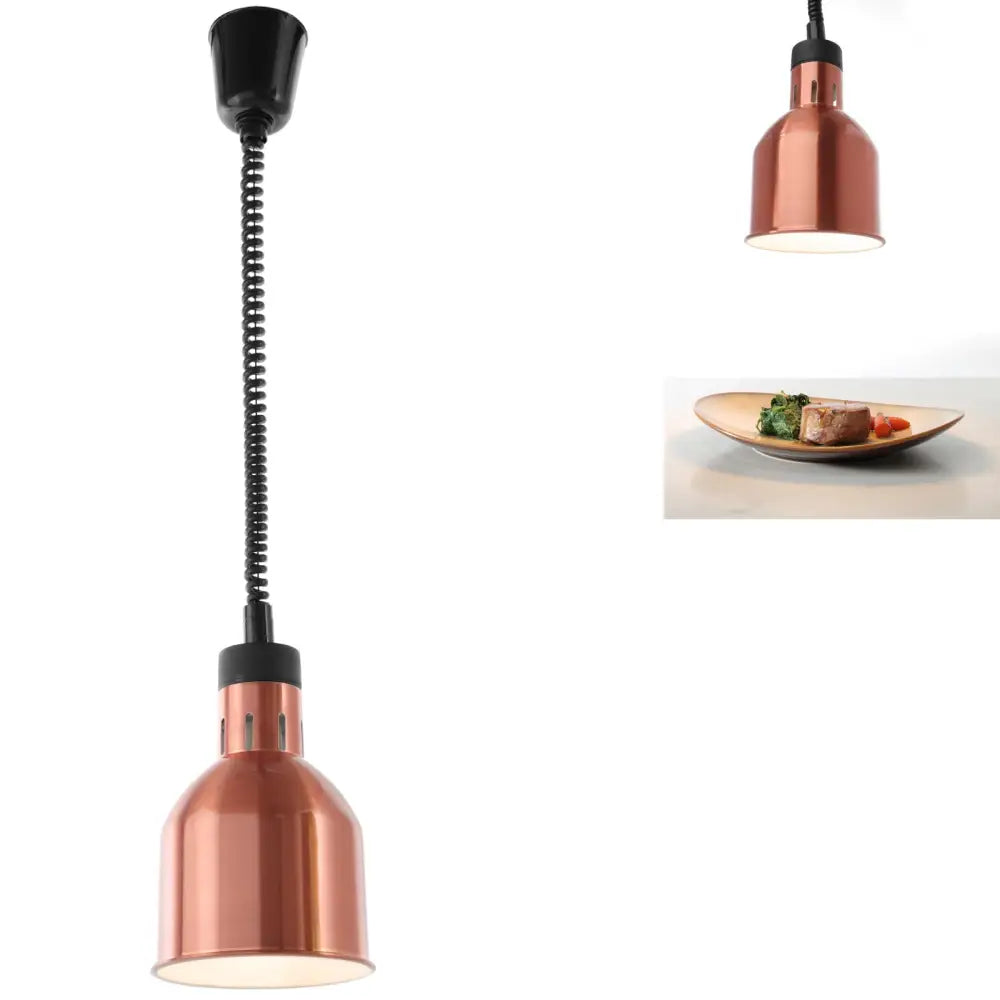 Varmematbelysning - Hengende Sylinderkonisk Kobber 250w