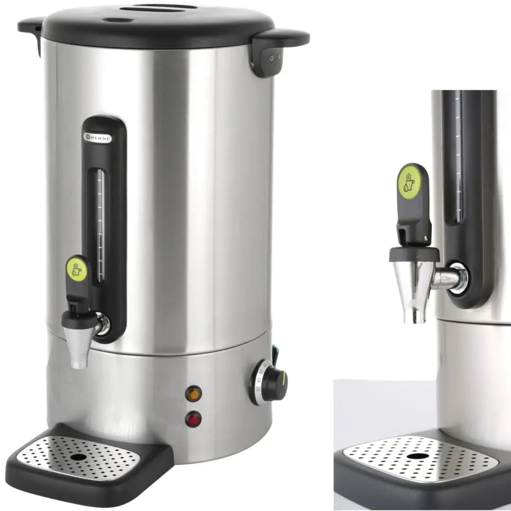 Varmtvannstank Kaffemaskin med Dryppfri Kran Rustfri Concept Line 18 l - Hendi 211427