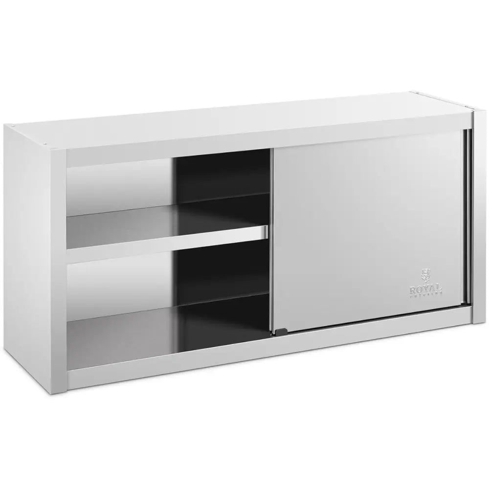 Veggmontert Gastronomisk Skap med Skyvedører i Stål 120 x 45 x 60 Cm