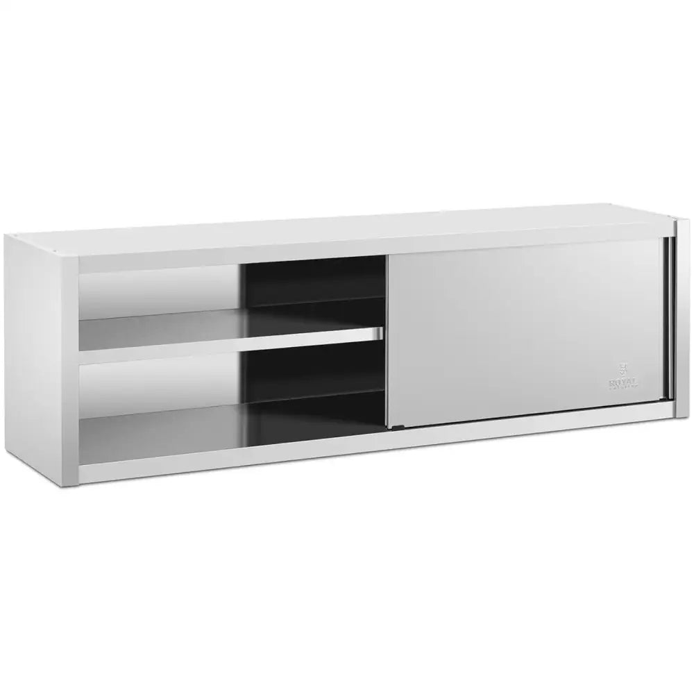 Veggmontert Gastronomisk Skap med Skyvedører i Stål 200 x 45 x 60 Cm