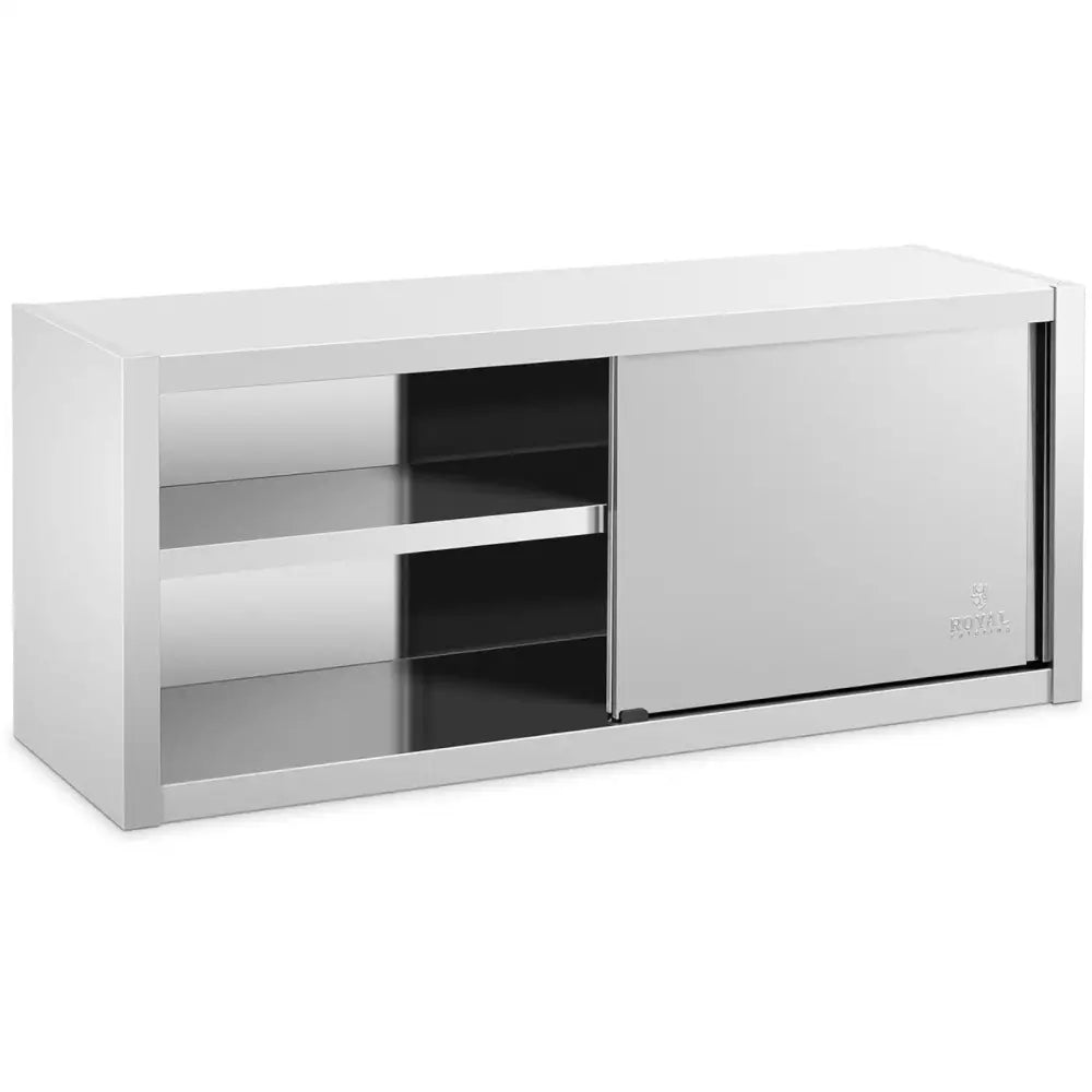 Veggmontert Gastronomisk Skap med Skyvedører Rustfri 140 x 45 x 60 Cm