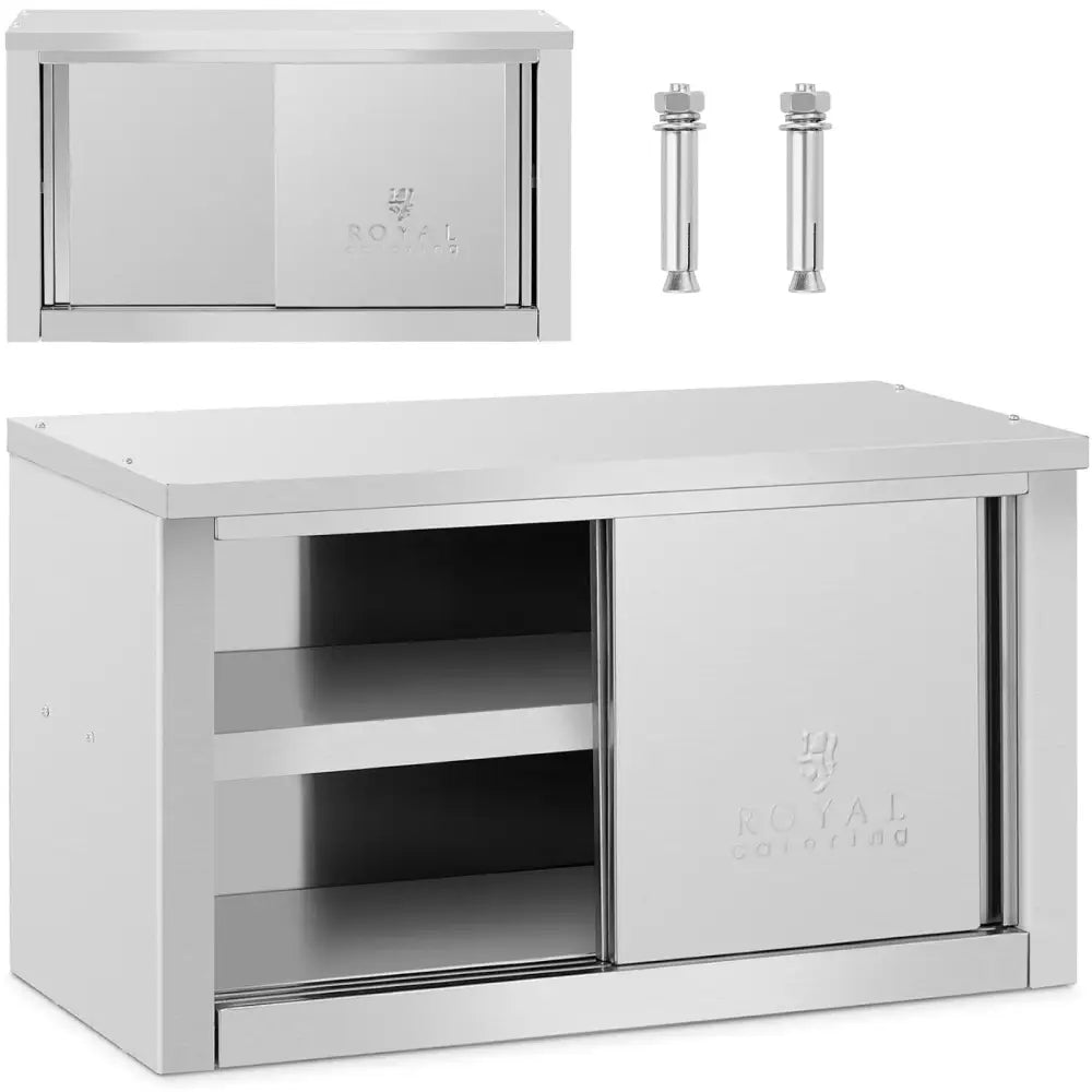 Veggmontert Gastronomisk Skap med Skyvedører Stal 120 Kg 90 x 40 x 50 Cm