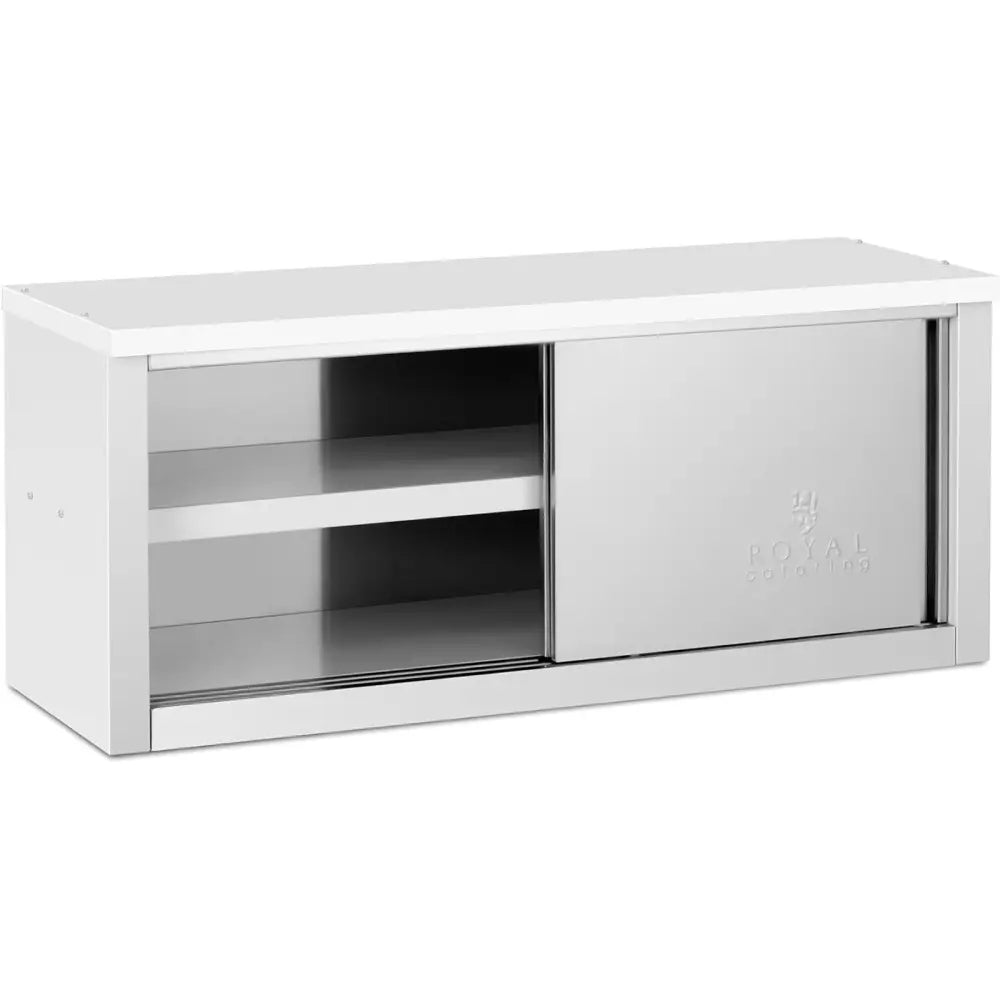 Veggmontert Gastronomisk Veggskap med Skyvedører i Stål 150 Kg 120 x 40 x 50 Cm