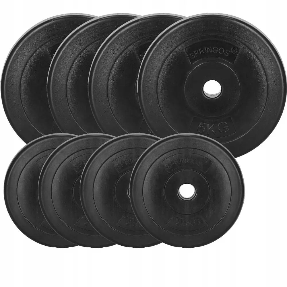 Vektsett 30kg Skive Tallerken 31mm Komposittvekter til Trening