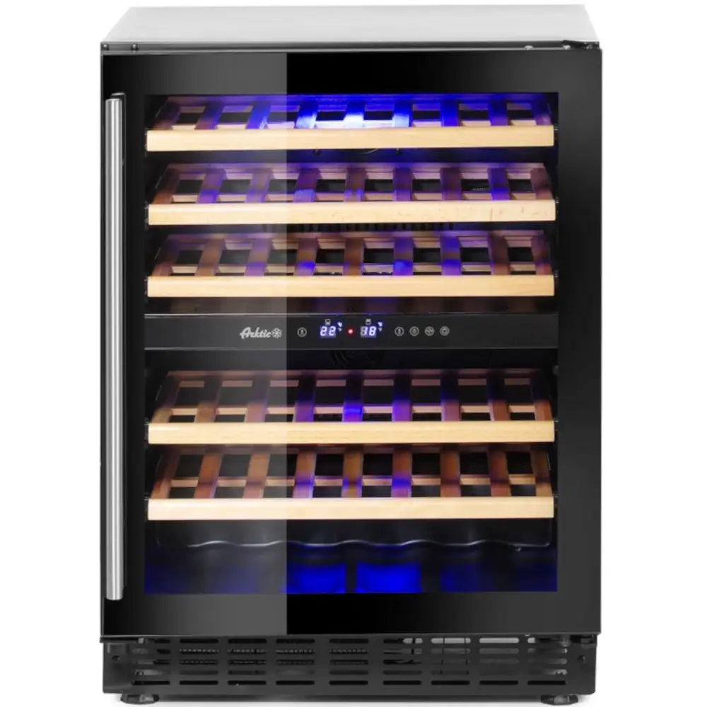 Vinkjøler med To Soner for 46 Flasker 133 l 90 W.