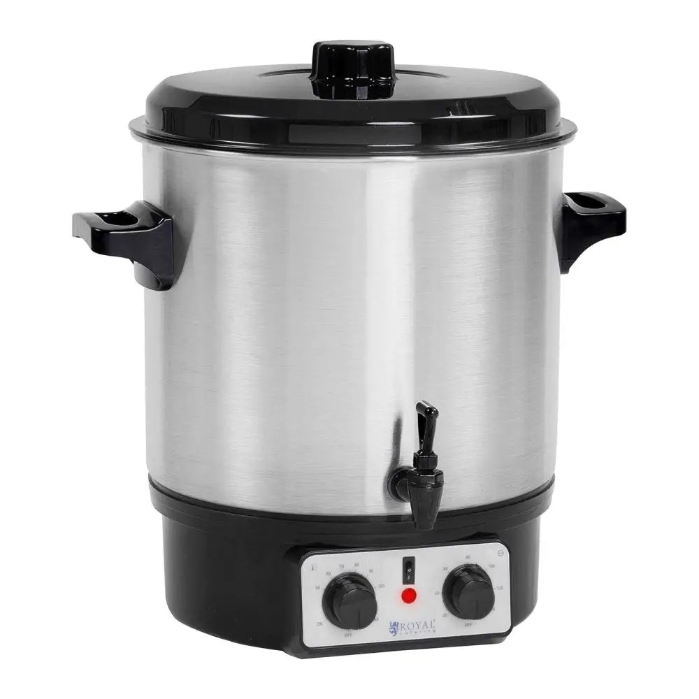 Vinkoker med Temperatur og Timer Rustfritt Stål 2000w 27l