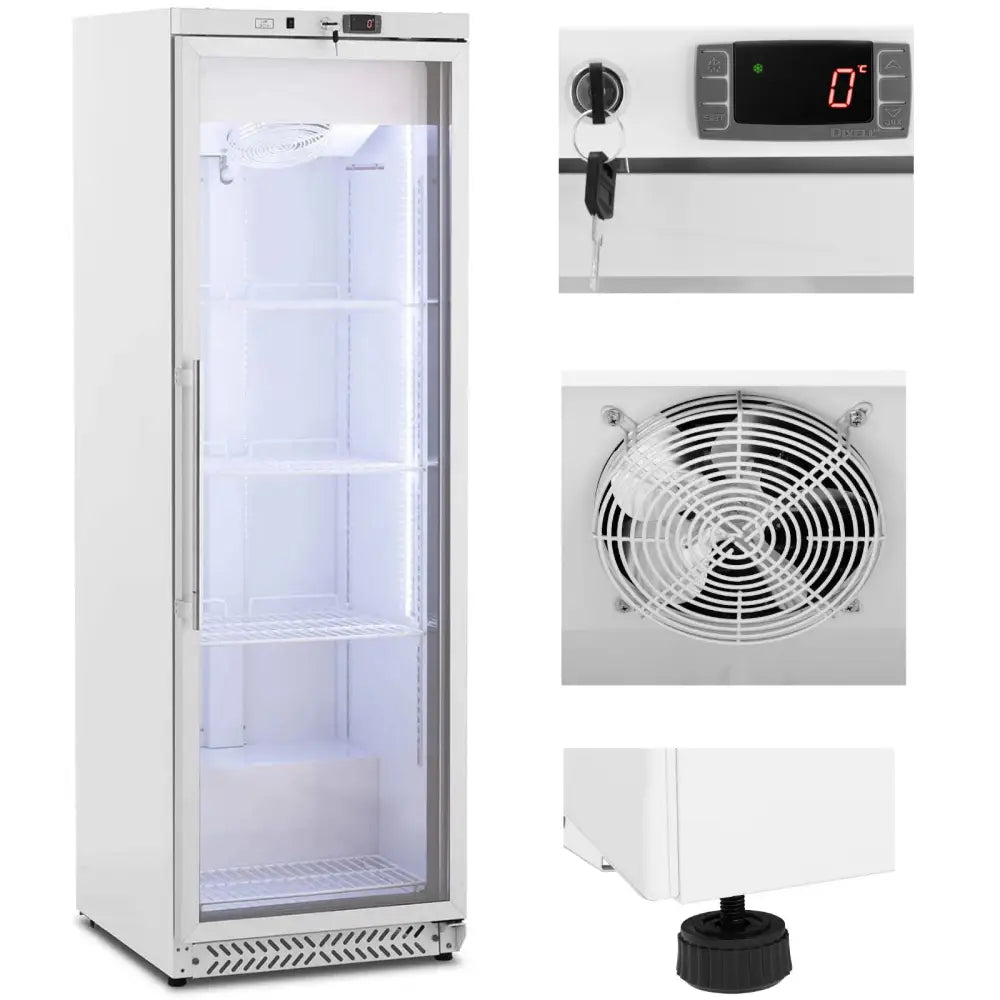 Vitrinskjøler Kjøleskap for Gastronomi 380l - 215w