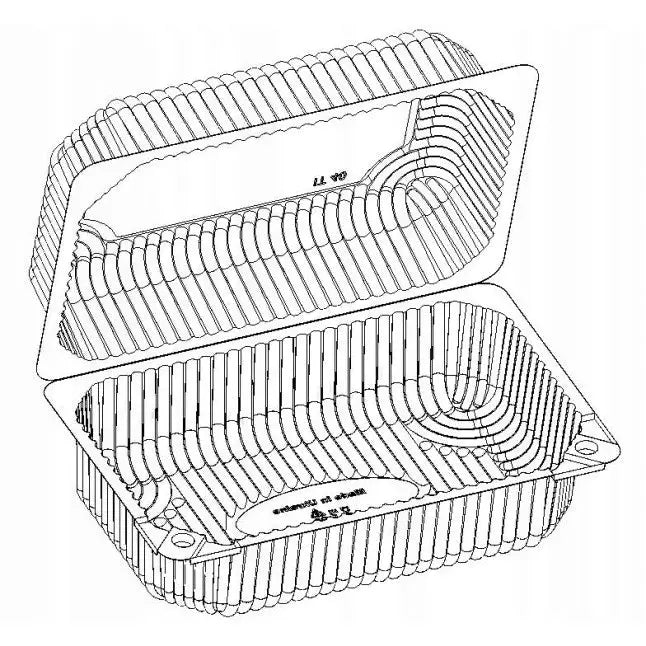 50x Beholder for Kake Kjeks Pakning 2,6l Pet