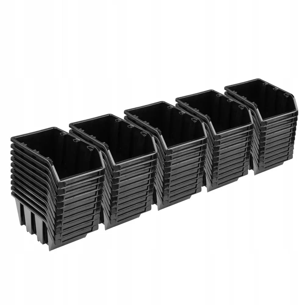 50x Lagerboks Beholder Np16 Ktr40 Svart