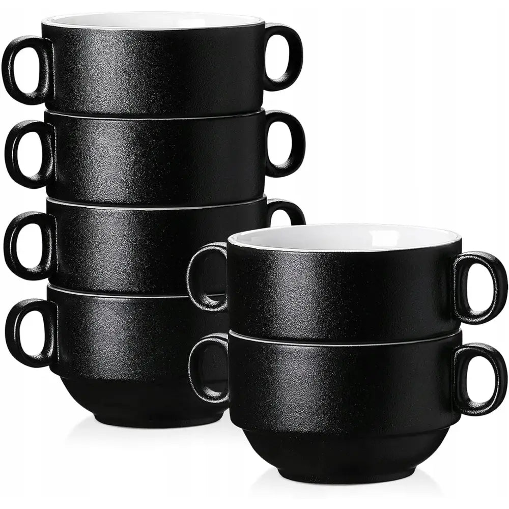 6x Buljongskål Suppeskål 400 Ml