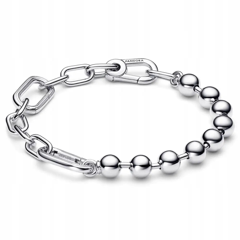 Armbånd Dame med Kuler - 925 Sølv 5,9 Mm Bred