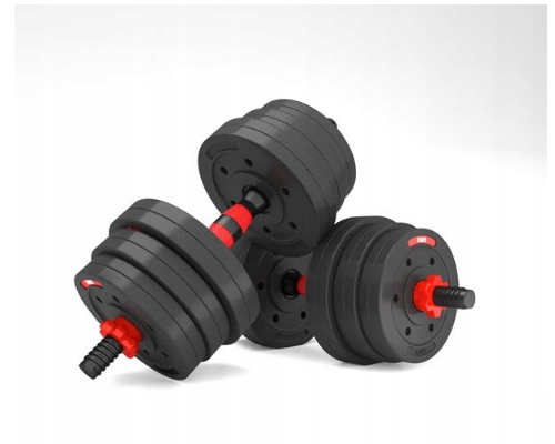 Vektsett med Stang og Hantler HMS 20 kg