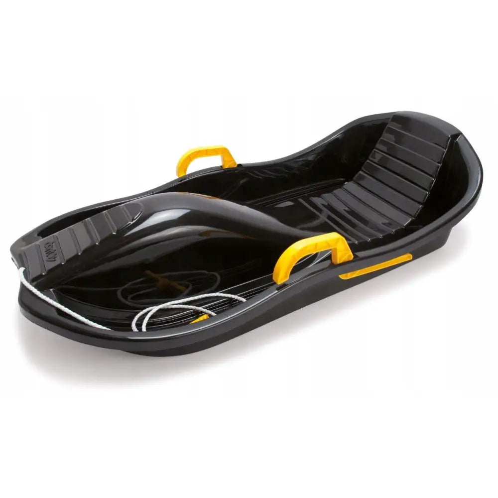 Akebrett Bobsleigh med Bremser Svart 84cm Deluxe Dantoy