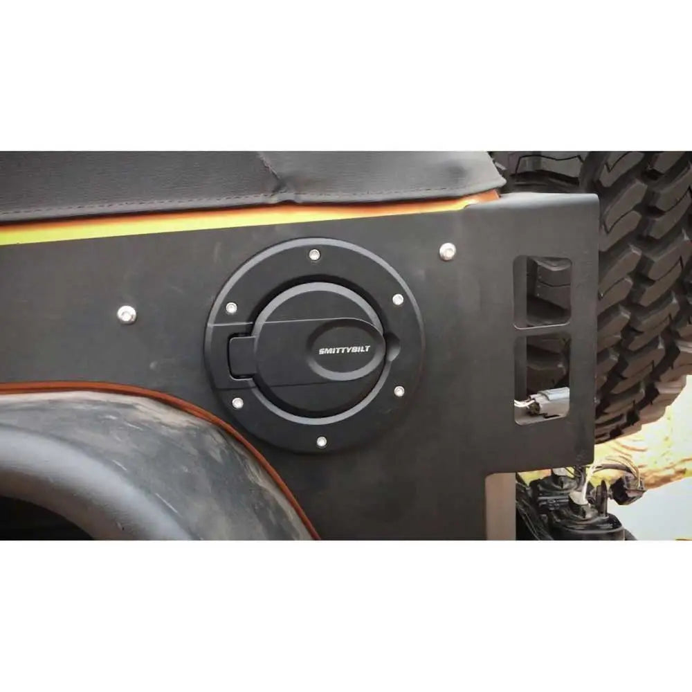 Aluminium Drivstoffinntaksklaff Smittybilt - Jeep Wrangler Jl 4 d 18-