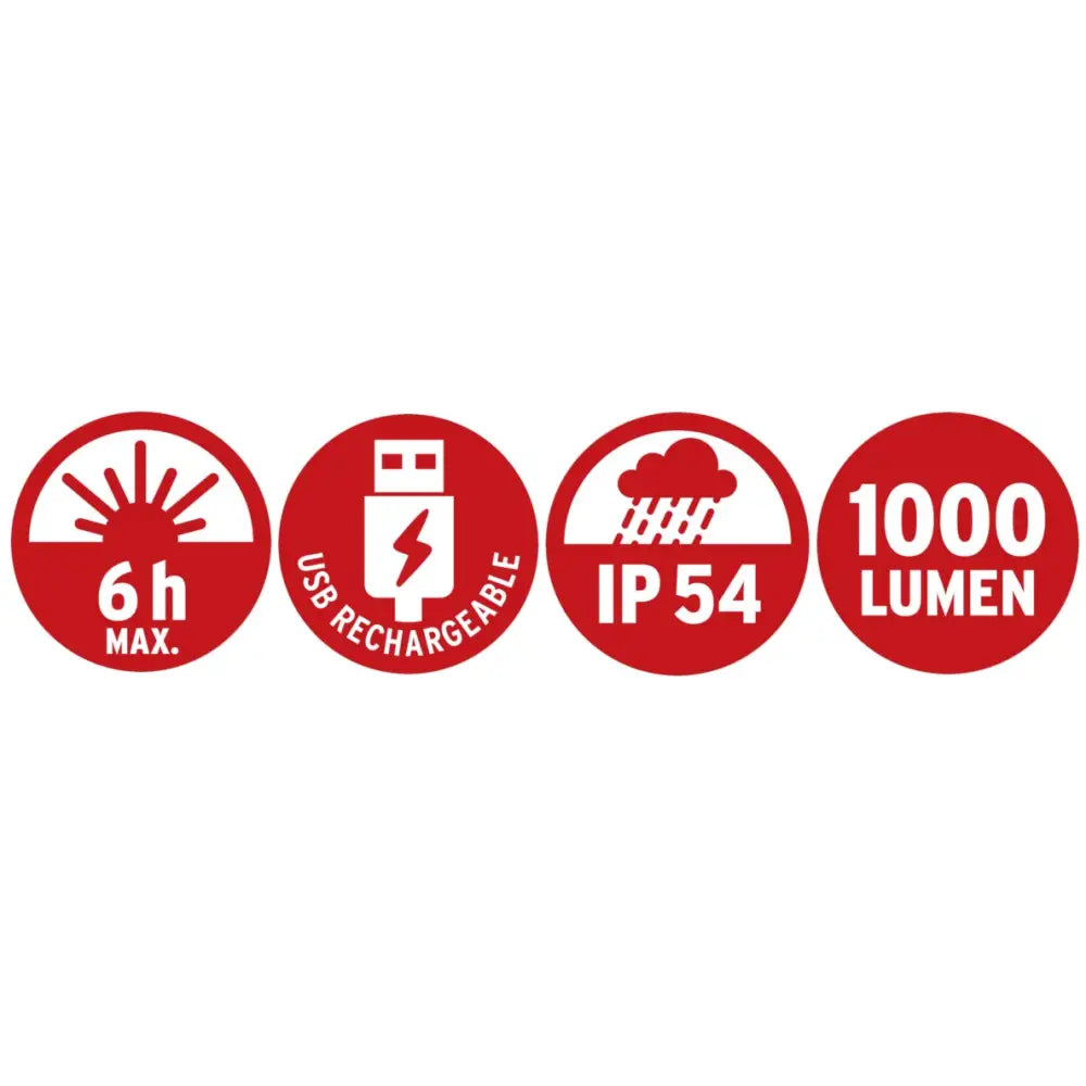 Arbeidlys Batteri Led Sh 1000 Ma 1000lm
